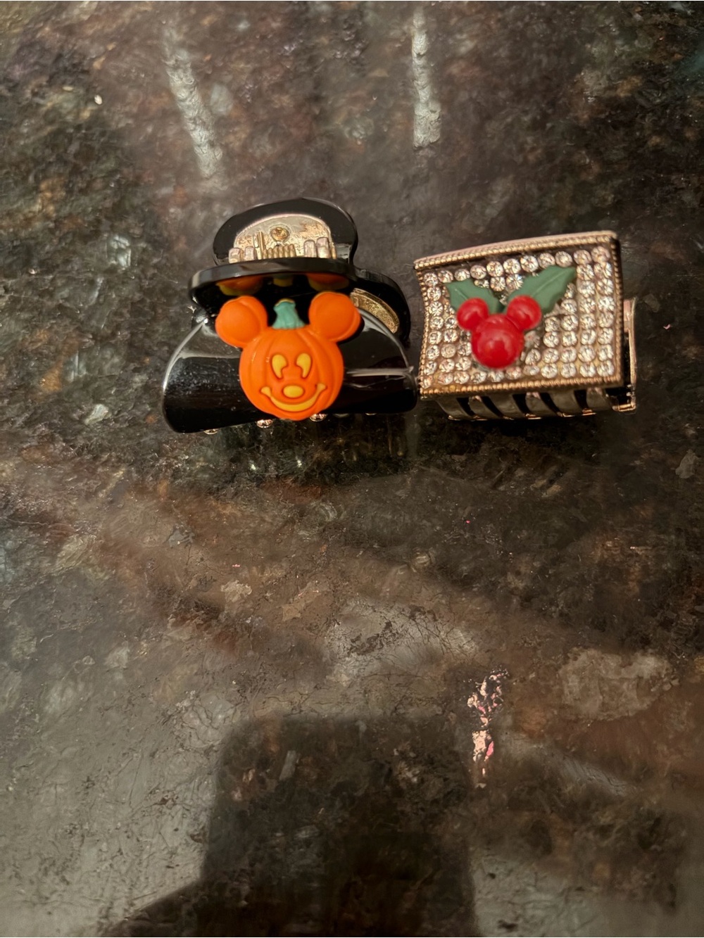 Disney Mickey pumpkin Halloween and Christmas hair claws
